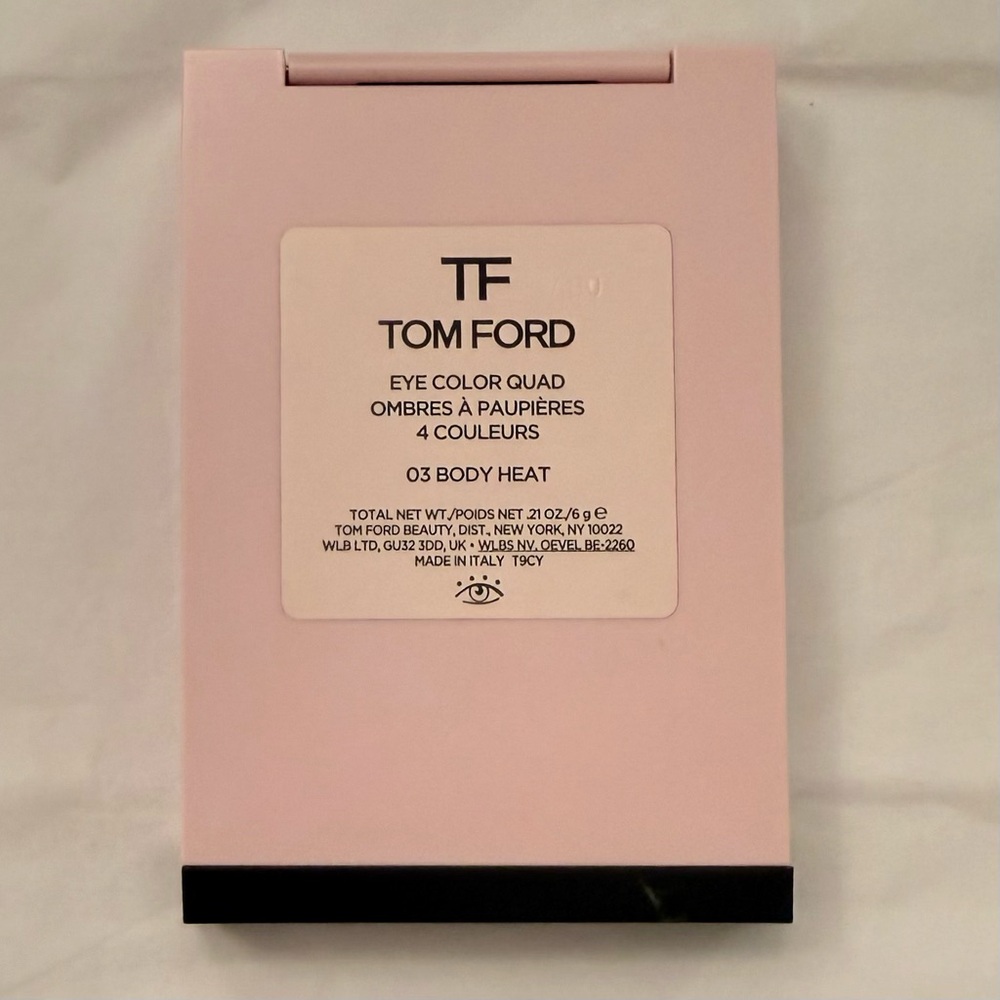 Used TOM FORD EYE QUAD Color: 03 BODY HEAT Limited Edition: Rose Prick Pink Case - Picture 4 of 5